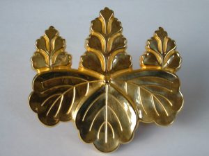 五七の桐　金箔押し